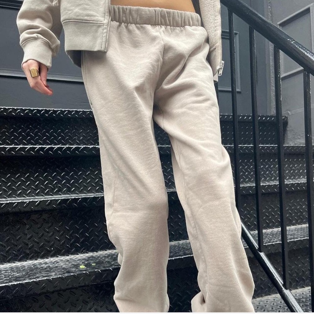 Brandy Melville Cream/White Sweatpants
